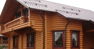 Строительство дома из оцилиндрованного бревна в Черногорске - от 137696 рублей